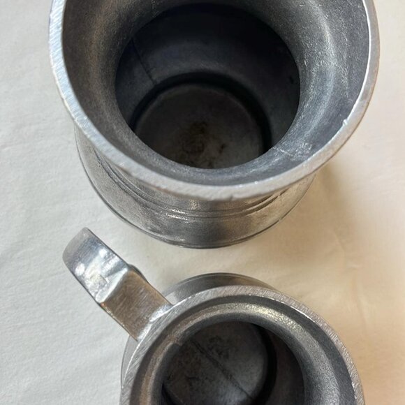 Vintage Wilton Armetale Tavern Mug Set of 2 Tavern Pub Renaissance Mancave Gift - Picture 5 of 6